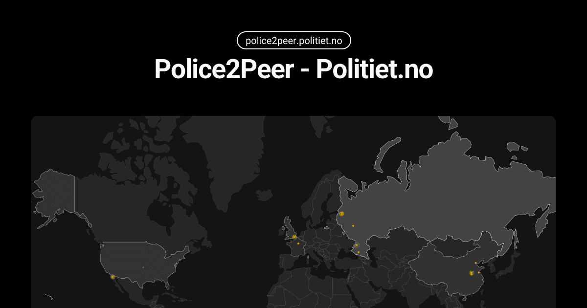 Police2Peer Map